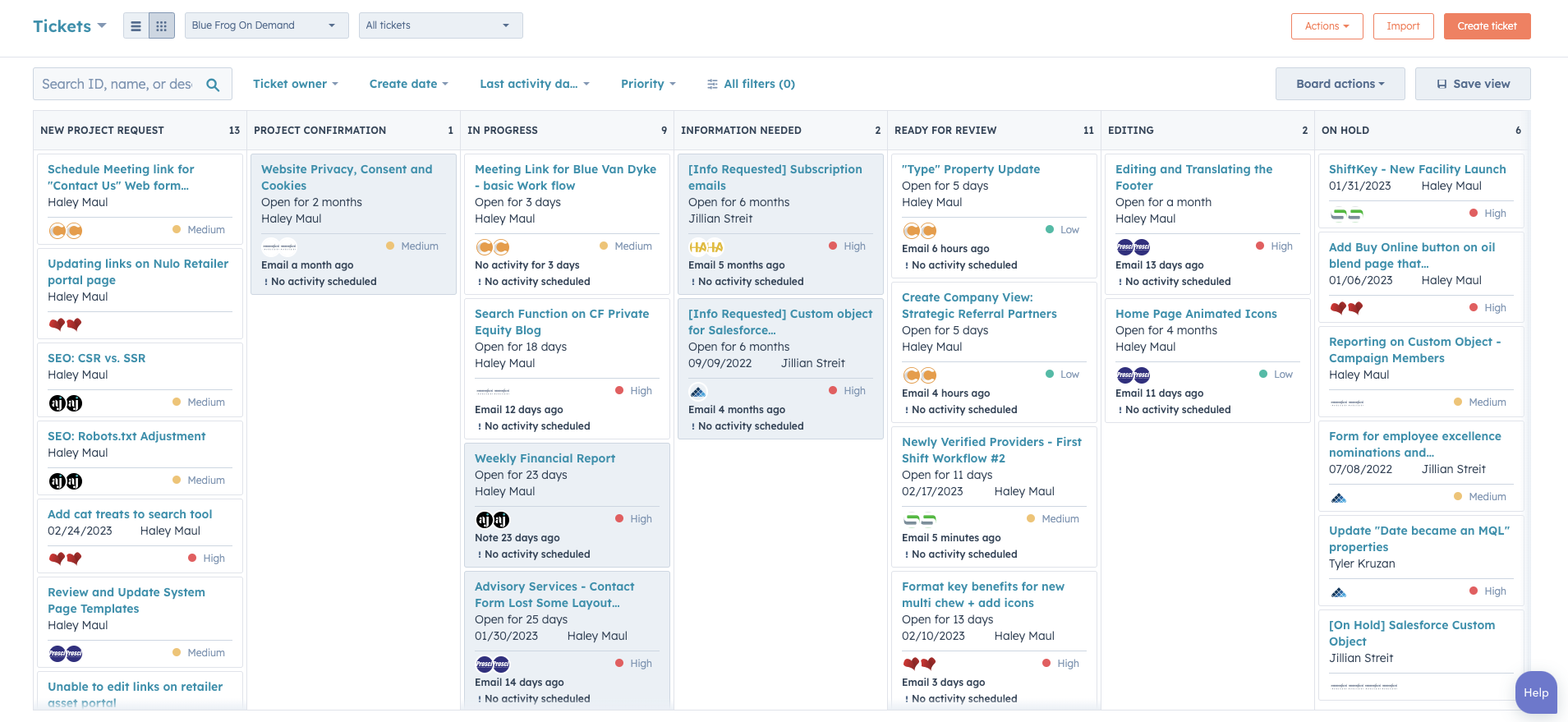 HubSpot Ticket Pipeline