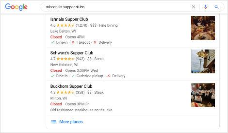 wisconsin-supper-clubs-google-local-pack