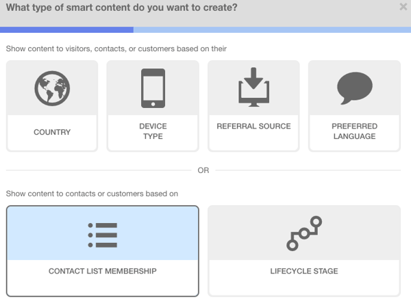 Smart CTA set up