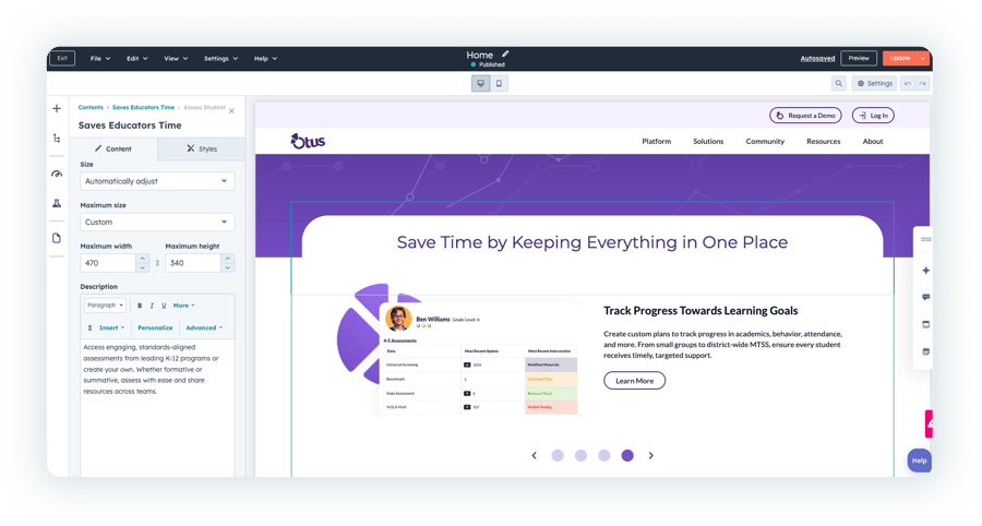 Otus HubSpot Backend