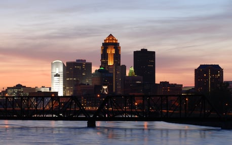 Des Moines Skyline Des Moines Skyline